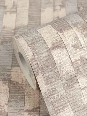 bež geometrijska tapeta za zid