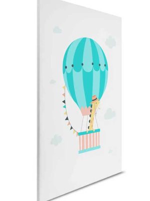 tirkizna decija canvas slika za zid