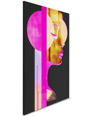 crna apstrktna canvas slika odmah dostupno