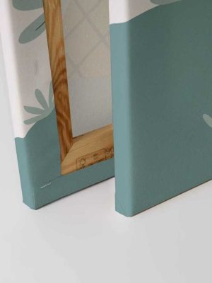 plava canvas slika za zid