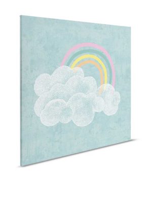 plava decija canvas slika za zid