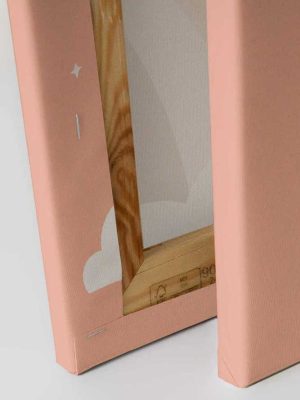 narandžasta dečija canvas slika za zid