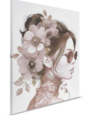 roza canvas slika sa motivom portreta za zid