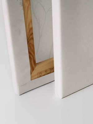 bela canvas slika sa motivom cveća za zid