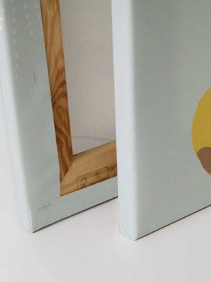 zuta canvas slika za zid