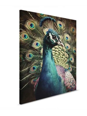 plava canvas slika sa motivom životinje za zid