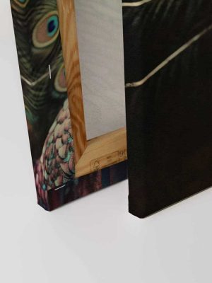 plava canvas slika sa motivom životinje za zid