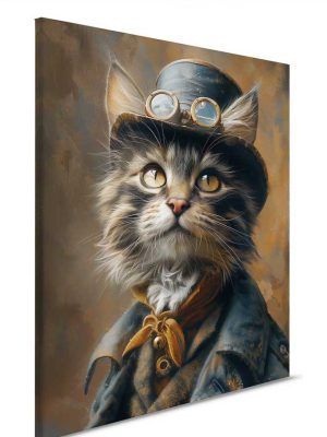 braon canvas slika sa motivom životinje za zid