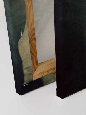 crna canvas slika sa motivom zivotinje za zid