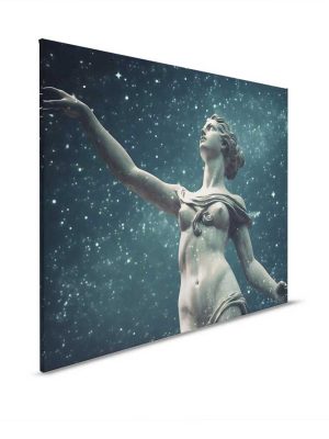 plava canvas slika za zid