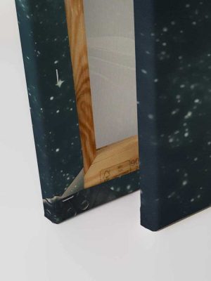 plava canvas slika za zid