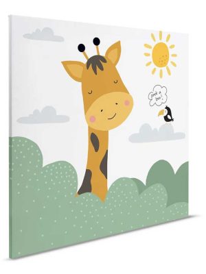 žuta canvas slika za zid