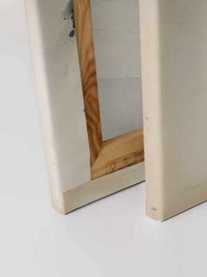 plava canvas slika sa motivom zivotinje za zid