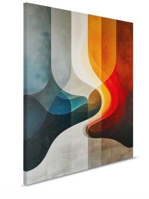 narandzasta apstraktna canvas slika odmah dostupno