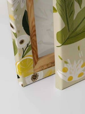 zuta canvas slika sa motivom limuna za zid