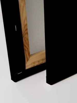 crna canvas slika za zid