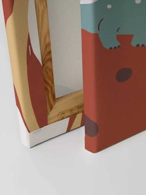 braon canvas slika odmah dostupno