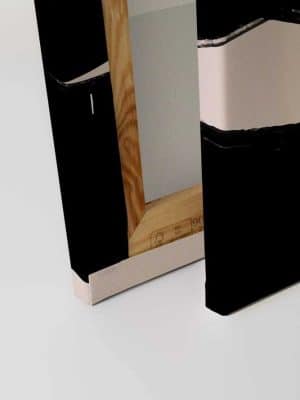 crna apstraktna canvas slika za zid