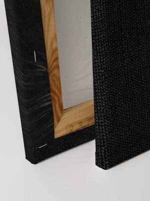 crna canvas slika sa motivom životinje