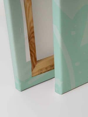 zelena decija canvas slika za zid