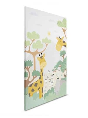 zelena dečija canvas slika prodaja tapeta