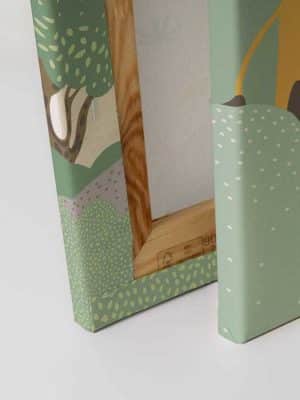 zelena dečija canvas slika prodaja tapeta