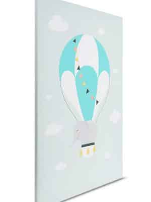 plava decija canvas slika za zid