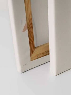 bež apstraktna canvas slika za zid