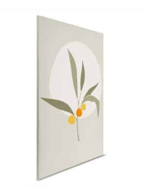 zelena canvas slika sa motivom lišća prodaja tapeta