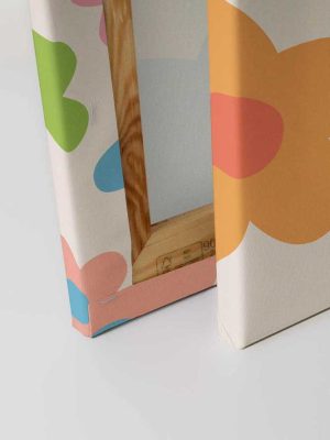 bela canvas slika sa motivom cveća odmah dostupno