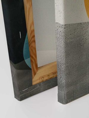 siva canvas slika za zid