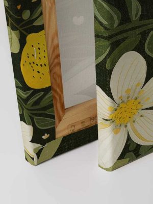 zelena canvas slika sa motivom limuna prodaja tapeta