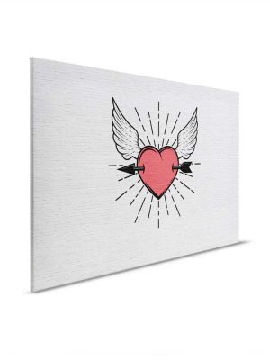 siva canvas slika za zid