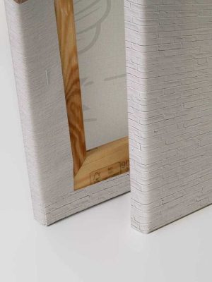 siva canvas slika za zid