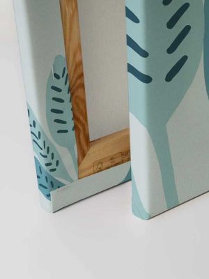 tirkizna decija canvas slika za zid