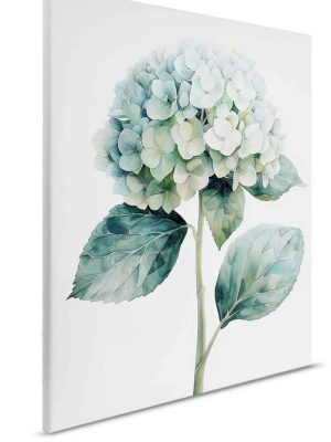 plava cvetna canvas slika odmah dostupno