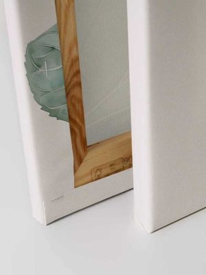 plava cvetna canvas slika odmah dostupno