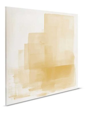 žuta apstraktna canva slika za zid