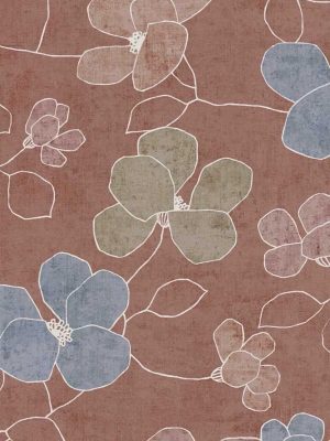 crvena cvetna tapeta odmah dostupno