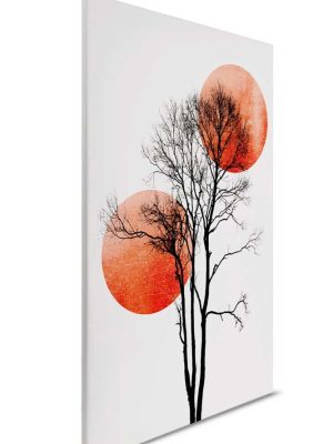 crvena canvas slika za zid