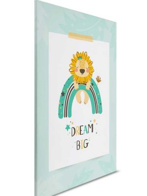 zelena dečija canvas slika za zid