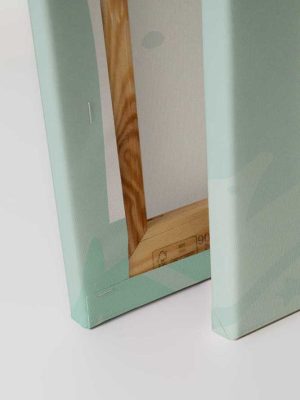 zelena dečija canvas slika za zid