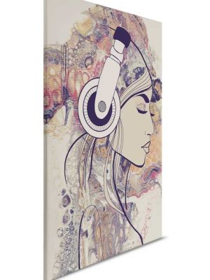 bež canvas slika za zid