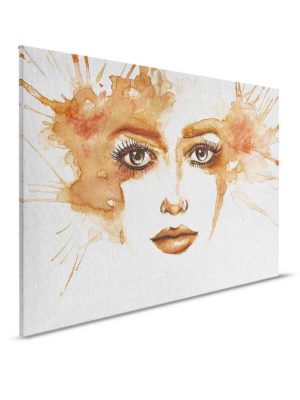 narandžasta canvas slika za zid