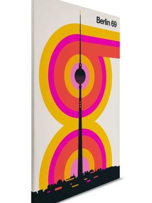 crvena canvas slika odmah dostupno