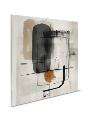 bež apstraktna canvas slika za zid