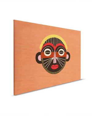 narandzasta apstraktna canvas slika za zid