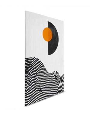 siva apstraktna canvas slika odmah dostupno