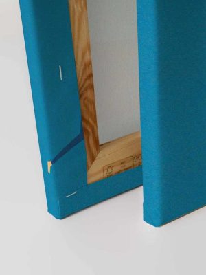 plava canvas slika sa motivom zivotinje za zid