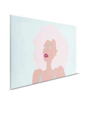 plava canvas slika za zid